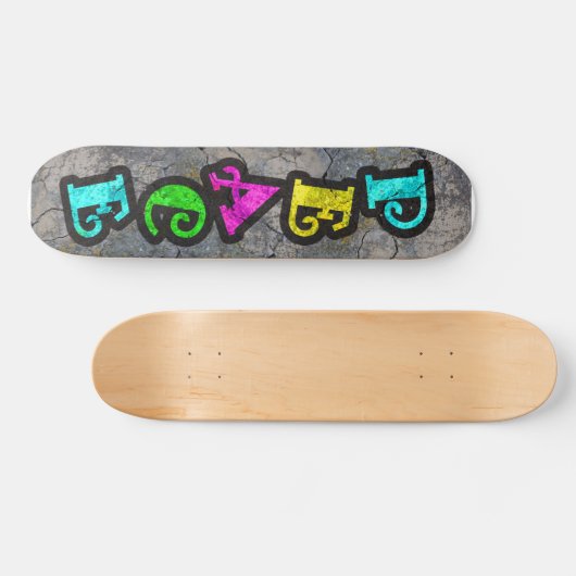 Peace Skateboard (Horizontaal)