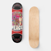Peace-skateboard Persoonlijk Skateboard (Voorkant)