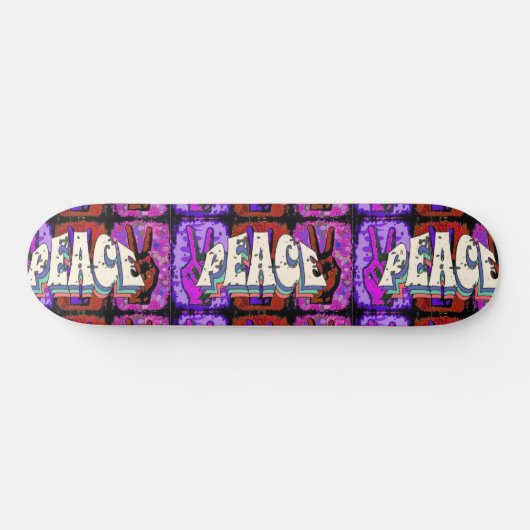 Peace-skateboard Persoonlijk Skateboard (Horizontaal)