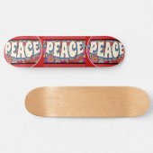 Peace-skateboard Persoonlijk Skateboard (Horizontaal)