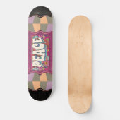 Peace-skateboard Persoonlijk Skateboard (Voorkant)