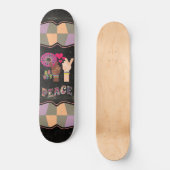 Peace-skateboard Persoonlijk Skateboard (Voorkant)
