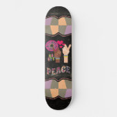 Peace-skateboard Persoonlijk Skateboard (Voorkant)