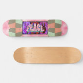 Peace-skateboard Persoonlijk Skateboard (Horizontaal)