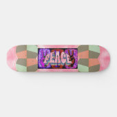 Peace-skateboard Persoonlijk Skateboard (Horizontaal)