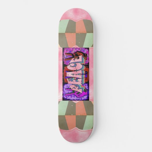 Peace-skateboard Persoonlijk Skateboard (Voorkant)