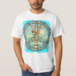 Peace Skeleton Hand T-shirt