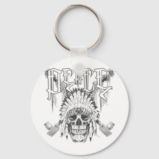 Peace Skull Sleutelhanger
