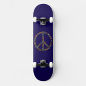 Peace Skulls Skateboard Design (Voorkant)