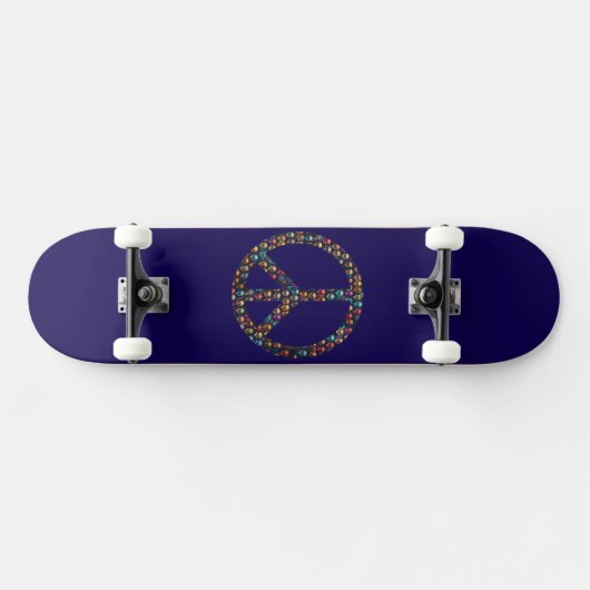Peace Skulls Skateboard Design (Horizontaal)