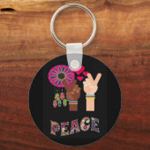 Peace Sleutelhanger (Voorkant)