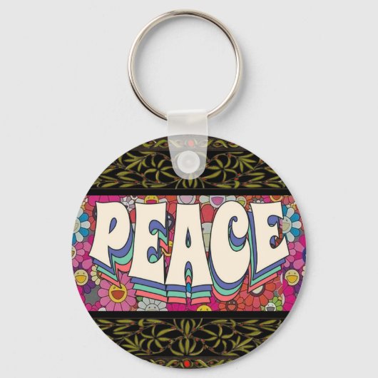 Peace Sleutelhanger (Voorkant)