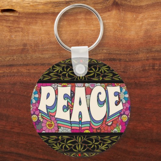 Peace Sleutelhanger (Voorkant)