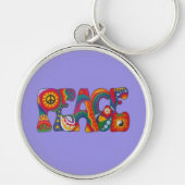 Peace Sleutelhanger (Voorkant)