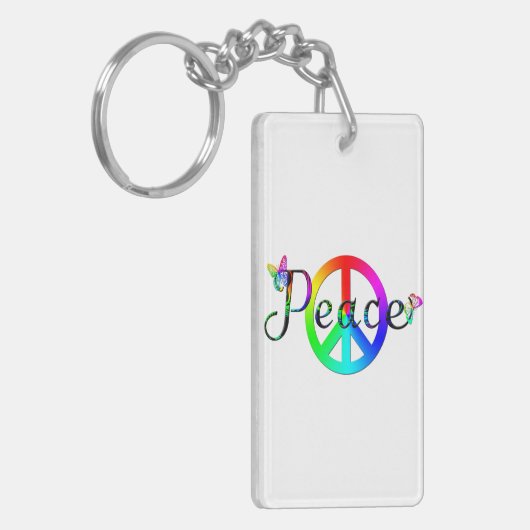 Peace Sleutelhanger (Voorkant Links)