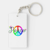 Peace Sleutelhanger (achterkant)