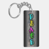 Peace Sleutelhanger (Voorkant Links)