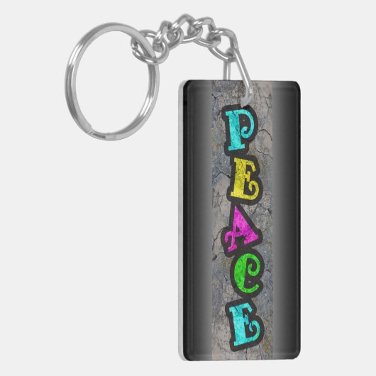 Peace Sleutelhanger (Voorkant Links)
