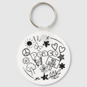 Peace Sleutelhanger (Voorkant)