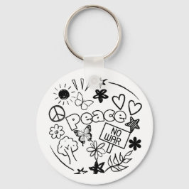 Peace Sleutelhanger