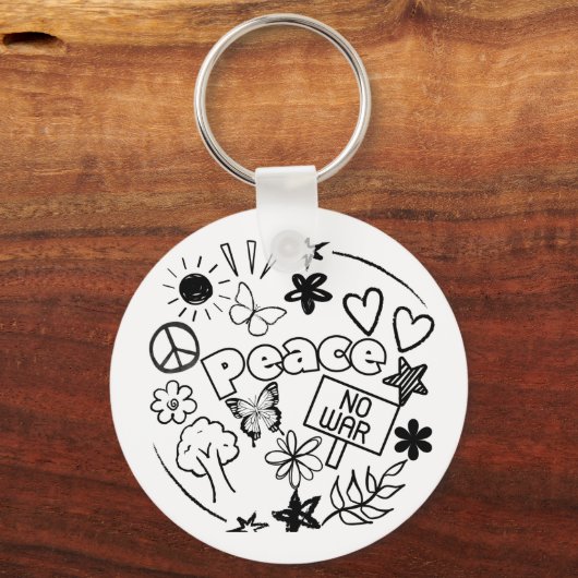 Peace Sleutelhanger (Voorkant)