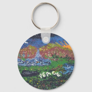 Peace Sleutelhanger