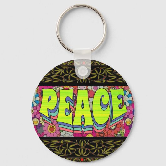 Peace Sleutelhanger (Voorkant)