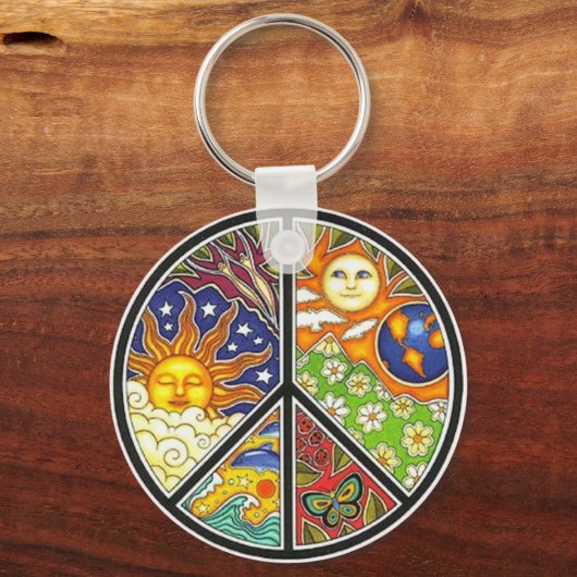 PEACE-sleutelhanger Sleutelhanger (Voorkant)