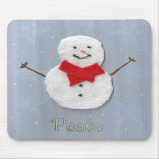Peace sneeuwmousepad muismat