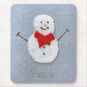 Peace sneeuwmousepad muismat (Voorkant)