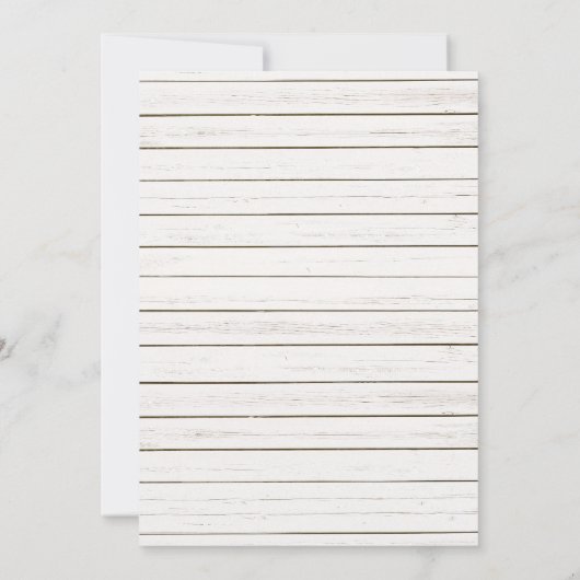 Peace, Snowy Evergreen 2 Photo Holiday Card Kaart (Achterkant)