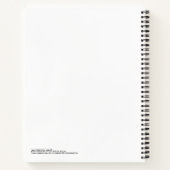 Peace-spiraallaptop Notitieboek (Achterkant)