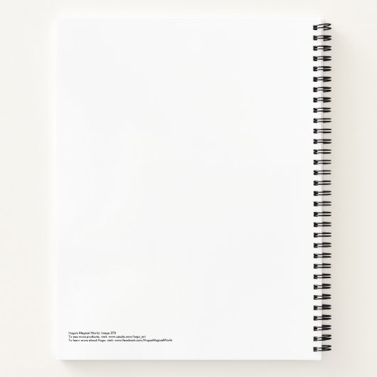 Peace-spiraallaptop Notitieboek (Achterkant)