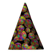 Peace Squares Balls Feesthoedjes (Rechts)