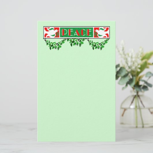 Peace Stationery Briefpapier (Staand voorkant)