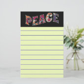 Peace Stationery Briefpapier (Staand voorkant)