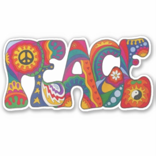 Peace Sticker (Voorkant)
