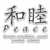 Peace Sticker (Voorkant)