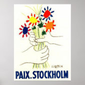 Peace Stockholm poster (Voorkant)