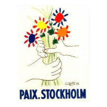 Peace Stockholm poster