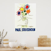Peace Stockholm poster (Keuken)