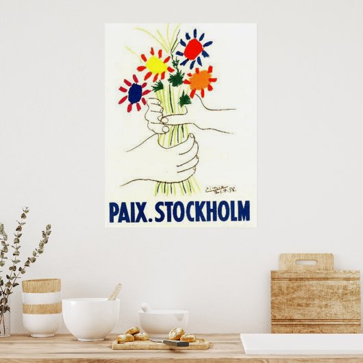Peace Stockholm poster (Keuken)