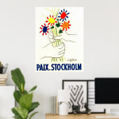 Peace Stockholm poster (Thuiskantoor)