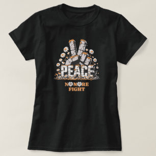 Peace Stone Flower  Inspirerend Quote T-shirt