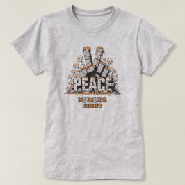 Peace Stone Flower Inspirerend Quote T-shirt