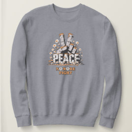 Peace Stone Flower Inspirerend Quote Trui