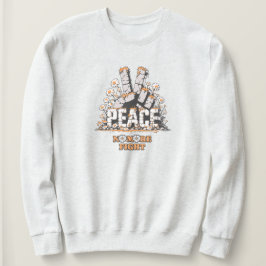 Peace Stone Flower Inspirerend Quote Trui