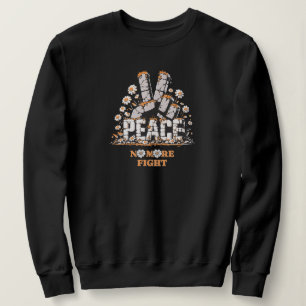 Peace Stone Flower Inspirerend Quote Trui