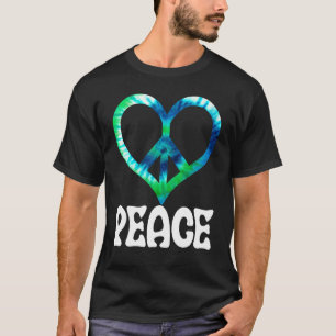 Peace Stropdas Love Finger Women Hand Peace Love T-shirt