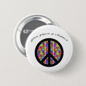 peace_stuk ronde button 5,7 cm (Voorkant /achterkant)